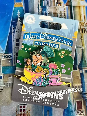 2024 Disney Parks Walt Disney World Parades Series Mad Hatter Alice LE 3000 Pin • $29.95