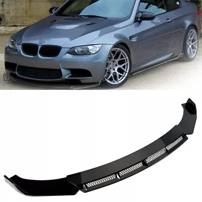 For BMW 3 Series E46 E90 E91 E92 Front Bumper Lip Spoiler Body Kit Gloss Black • $54.95