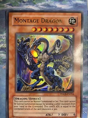 Yugioh Montage Dragon TDGS-EN014 Ultra Rare UNL NM Condition • $5.60