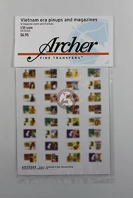 $6.95 • Buy Archer 1/35 Vietnam Era Men's Magazine Covers (32) And Pin-ups (25) AR35360