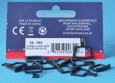 36-053 Bachmann Spare Wide Large Loop NEM Couplings ×10 OO Gauge • £6.99