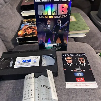 Men In Black MIB VHS 1997 Will Smith Glossy Cover WITH REBATE RAY BAN • $6.39