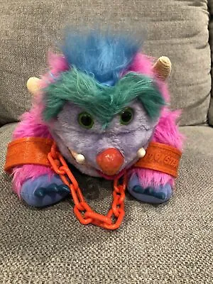 1986 My Pet Monster Wogster Hand Puppet Stuffed Animal With Handcuffs • $104.99