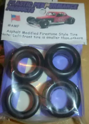 Ppp Amf Nascar 1/25 Firestone Asphalt Modified Tread Tires Set Stock Car Model • $6.88