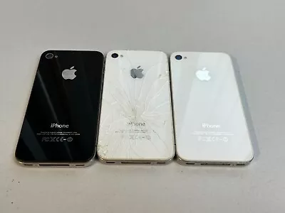 Lot Of 3 Apple IPhone 4s Model A1387 Smart Phone Black White Locked Parts Only • $60