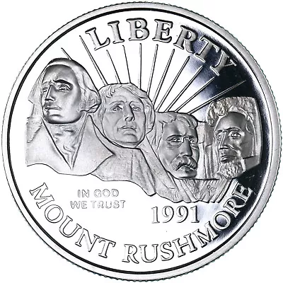 1991 S Mount Rushmore Bicentennial Proof Commemorative Half Dollar • $16.93