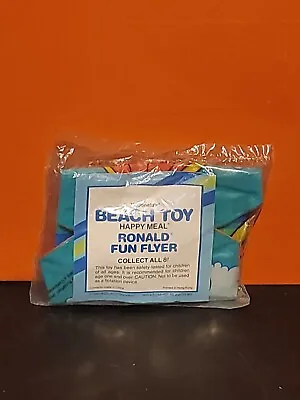 Vintage 1989 McDonalds Happy Meal Toy Ronald Fun Flyer Beach Ball ~ Brand New • $8.75
