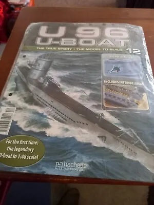 Hachette Build The U96 Model Magazine And Parts. Issue 12. New. Scale 1.48. • £4