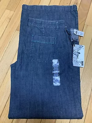 Vans Women’s Jeans New Tags Size 7 Skater Wide Leg Low Cotton Dark Long • $9.99