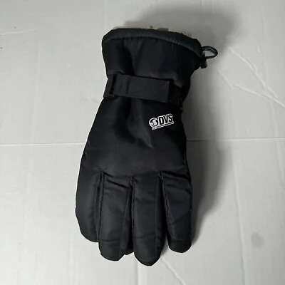 DVS Men's Ski Snowboard Gloves Winter Weather Sport Black Water Resistant XL • $21.99
