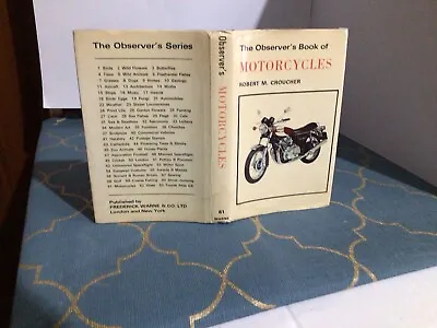 Observers Book Of Motorcycles 1st Ed 1976 • £14.99