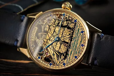 SKELETON WATCH Handmade Watch Steampunk Watch Marriage Watch Custom Watch • $404.10