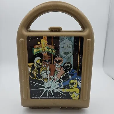 Vintage 1995 Mighty Morphin Power Rangers Lunchbox Aladdin Golden 90s • $14.95