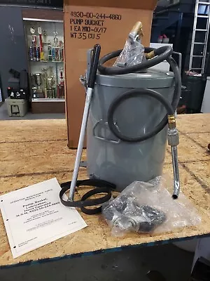 Aviation Military Grade Lubricant Pump Bucket 4930-00-244-4860 • $100