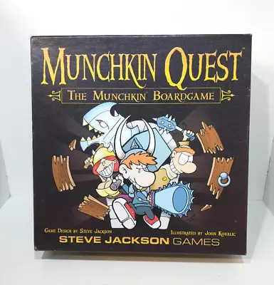 2013 Munchkin Quest The Munchkin Board Game 1st Edition 6th Printing • $23.47