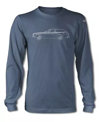 Volvo 1800ES Station Wagon T-Shirt - Long Sleeves - Side View • $26.90