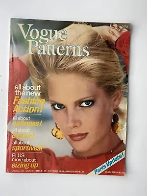 VOGUE MAGAZINE 1977 Spring Vogue Pattern Book Free Gift Wrap FAST DISPATCH  • $14.92