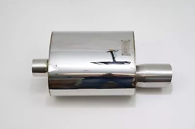 $92.50 • Buy 1320 Performance SHORT TIP 2.5 INCH MUFFLER OVAL 2.5  INLET 3.5  OUTLET QUIET EG
