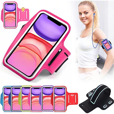 £3.99 • Buy Sports Arm Band Mobile Phone Holder Bag Running Gym Armband Exercise For IPhone