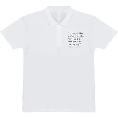 Charlie Chaplin Quote Adult Polo Shirt / T-Shirt (PL179711) • £12.99