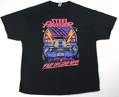 Steel Panther 2021 Fast Cars Loud Guitars Tour Concert T-Shirt Size 2XL • $19.99