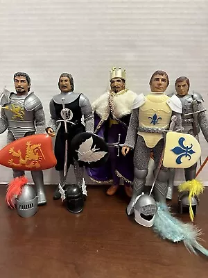 Set Of 5 1974 Mego Action Figures WORLD’S GREATEST KNIGHTS Complete 8” NICE! • $289
