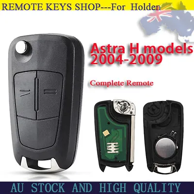 Complete Remote Key For HOLDEN ASTRA H Model 2004 2005 2006 2007 2008 2009 2Butn • $34.09