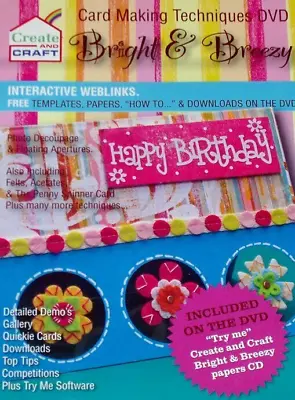 Card Making Techniques - Bright & Breezy DVD Special Interest (2008) New • £7.94