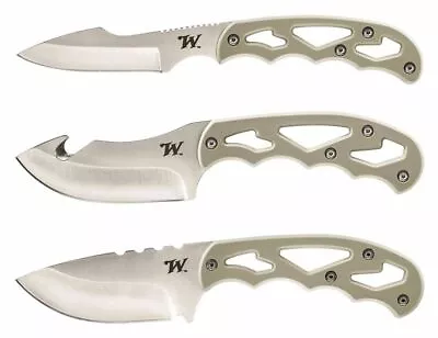 WINCHESTER DEER SEASON XP Superlight 4pce Fixed Blade Kit 31-003757 • $64.75