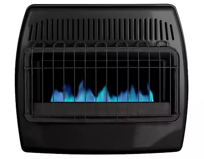 30000 BTU Blue Flame Thermostatic Garage Vent Free Wall Heater Black • $241.99