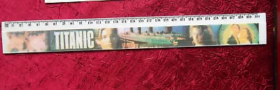 TITANIC 1997 MOVIE  PROMO VINTAGE  RULER DiCAPRIO WINSLET RARE MINT • $24.99