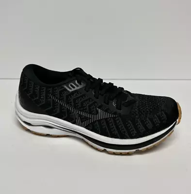 Mizuno Womens Wave Rider 24 Running Shoes Black Size 6 M • $72