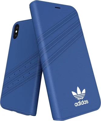 $42.95 • Buy Adidas 28354 Originals Suede Cases For Apple IPhone X - Blue Wallet