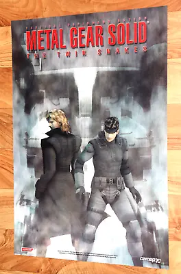 2004 Metal Gear Solid The Twin Snakes / Castlevania Lament Of Innocence Poster • $134.99