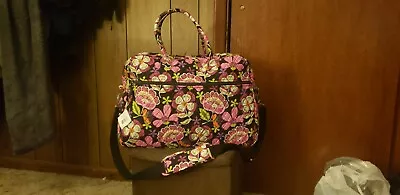 Vera Bradley Pirouette Pink Carry On Tote Weekender Travel Bag NWT • $69