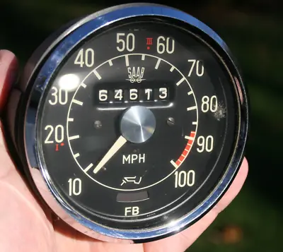 67 1967 Saab VDO Vintage 100 MPH Speedometer - Date Stamped 11.67 • $75