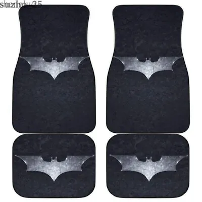 Batman Car Floor Mats Front/Rear Rugs Universal Pickup Truck SUV Rubber Carpets • $54.14