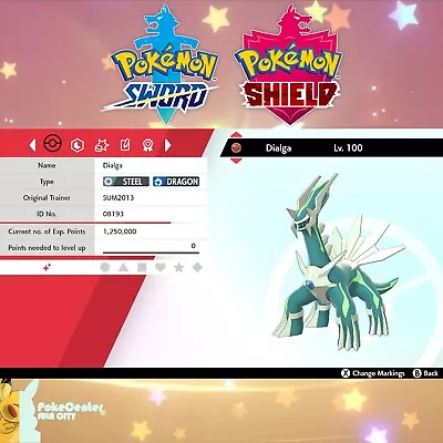 ✨Shiny Dialga Event | American Summer Event |Pokemon Sword & Shield  | UNTOUCHED • $3.99