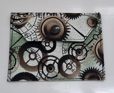 Handmade Popper Pouch/wallet/purse- Brand New! Steampunk Design Fabric • £2.99