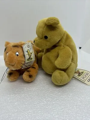 Lot Of 2 Gund Classic Pooh Plush Stuffed Animals Tigger & Winnie The Pooh 6” NWT • $22.49