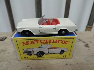 Vintage Matchbox Series/Lesney #27 Mercedes-Benz 230SL Boxed • $18.93