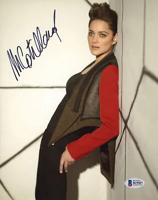 Marion Cotillard Autographed 8x10 Photo Leaning On Wall BAS Beckett COA • $78.89