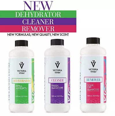 Victoria Vynn Nail CLEANER REMOVER DEHYDRATOR 60ml 150ml 1000ml • £18.49