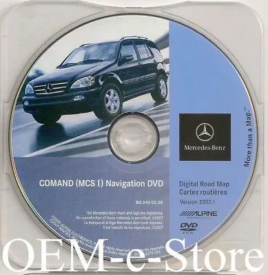 2003 2004 2005 Mercedes ML320 ML350 ML500 ML55 Navigation COMAND DVD U.S CAN Map • $149