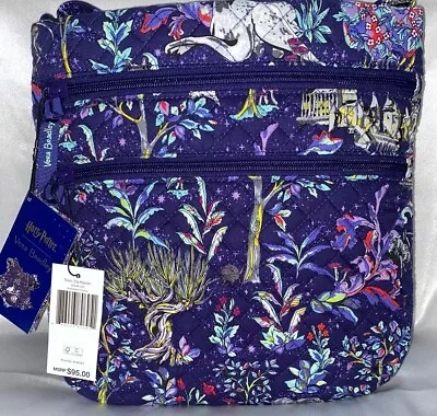 Vera Bradley Harry Potter Forbidden Forest Triple Zip Hipster Crossbody - NWT • $64.99