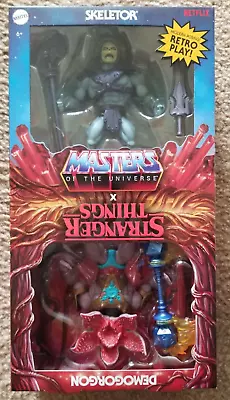 MOTU Origins Skeletor X Stranger Things Demogorgon 2 Pack Mattel New In Hand • $63.99