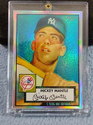 2006 Topps '52 Edition Chrome Refractor Micky Mantle 232/552 New York Yankees • $499.99