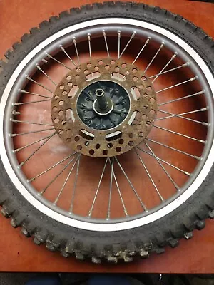 1985 - 1988 Suzuki RM125 Front Wheel Assembly RM 125 250 85 86 87 88 • $100