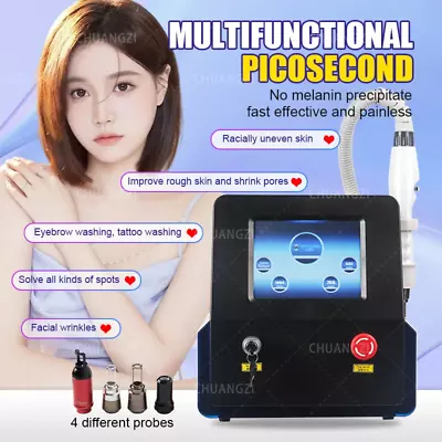 Professional 1064nm 523nm Portable Nd Yag Pico Laser Tattoo Removal Machine • $1309