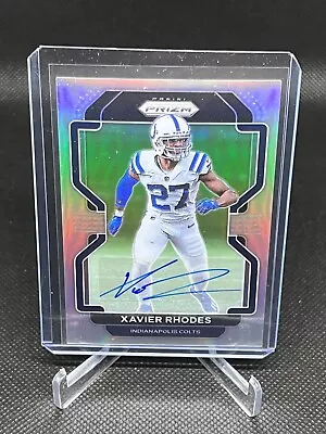 2021 Prizm Football #29 Xavier Rhodes Auto Silver Colts • $5